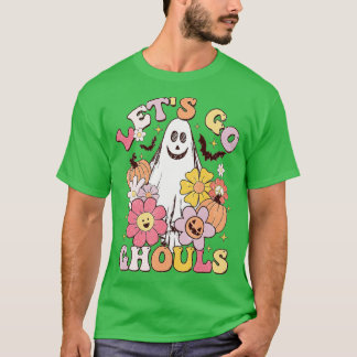 Camiseta Retro Vamos Ghouls Halloween Ghost Set Costo