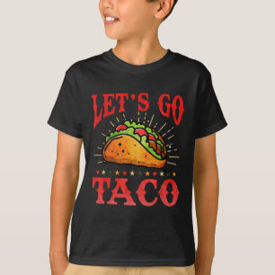 Camiseta Retro Vamos Taco Divertida Vamos Taco Par