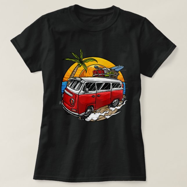 Camiseta Retro Van (Diseño del anverso)