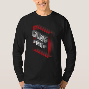 Camiseta Retro Vaporwave East Lansing Michigan MÍ