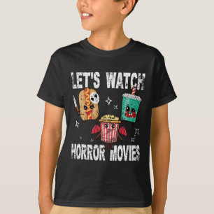 Camiseta Retro Veamos Películas De Horror Cuesta Coste De H