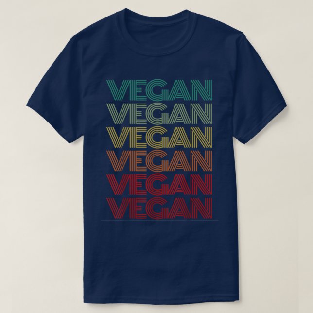 Camiseta Retro VEGAN Plant Based Power Kale'd It Veganism 6 (Diseño del anverso)
