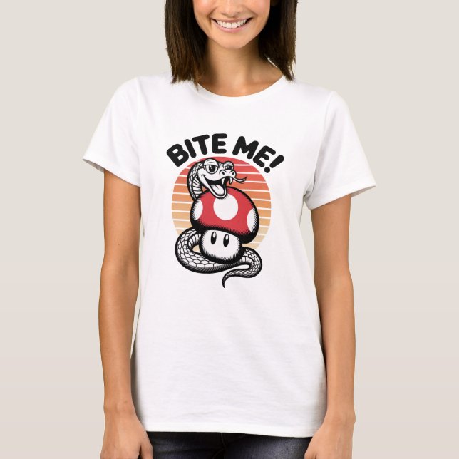 Camiseta Retro Venom - ¡Muértame! (Anverso)