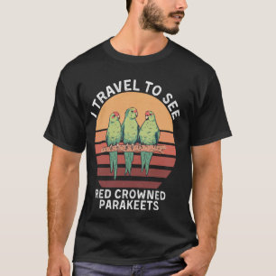 Camiseta Retro Viajo Para Ver El Pájaro De Los Paracaídas R