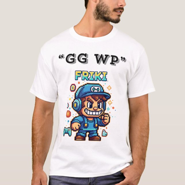 Camiseta Retro video games (Anverso)