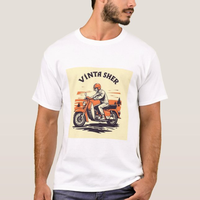 Camiseta retro vintage (Anverso)