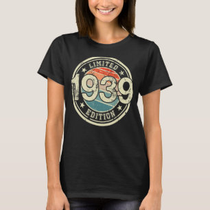 Camiseta Retro Vintage 1939 83 años 83 cumpleaños