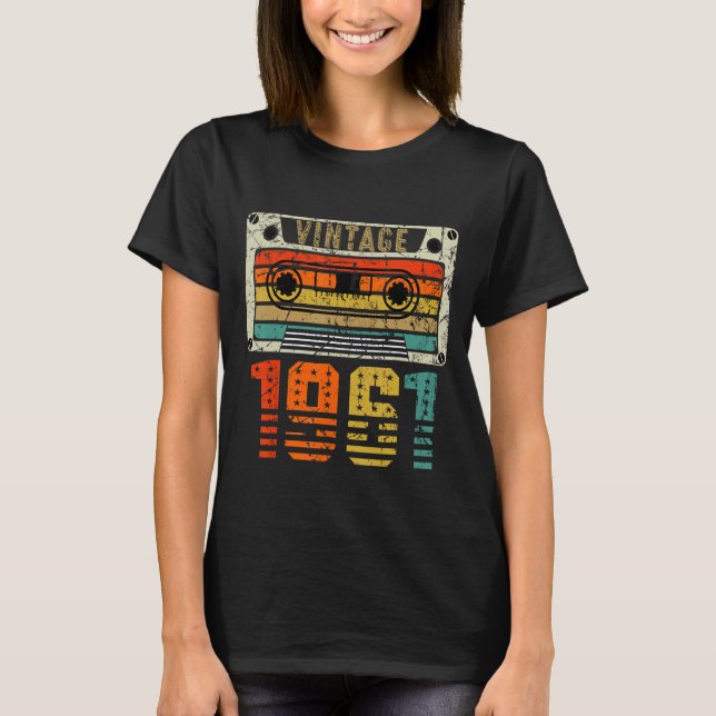 Camiseta Retro Vintage 1961 61º cumpleaños (Anverso)