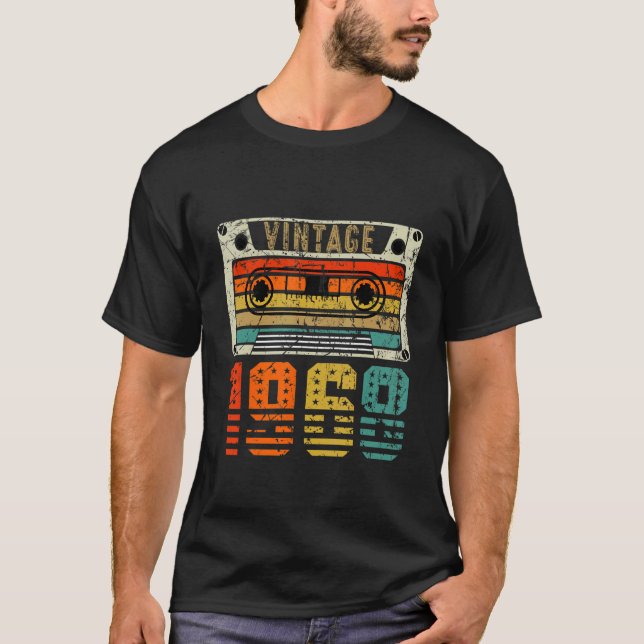 Camiseta Retro Vintage 1968 54º cumpleaños (Anverso)