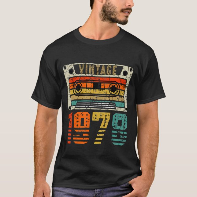 Camiseta Retro Vintage 1978 45º cumpleaños (Anverso)