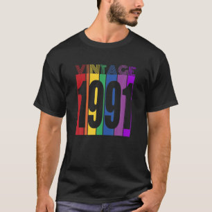 Camiseta Retro Vintage 1991 31 Yrs Old Bday Tee 1982 31St B
