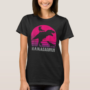 Camiseta Retro Vintage 2 Niños Mamasaurus Sunset Para Mola