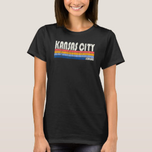 Camiseta Retro Vintage 70 Estilo de los 80 Kansas City Kans