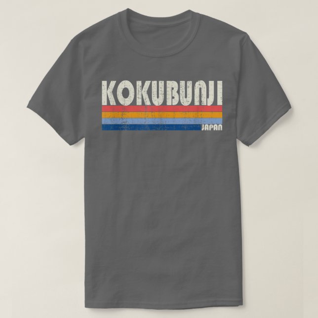 Camiseta Retro Vintage 70s 80s Style Kokubunji, Japan  (Diseño del anverso)