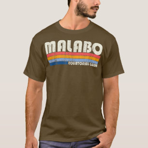 Camiseta Retro Vintage 70s 80s Style Malabo, Equatorial Gui