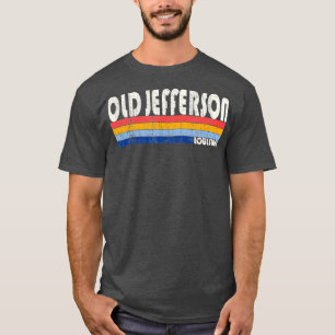 Camiseta Retro Vintage 70s estilo 80s Viejo Jefferson Louis