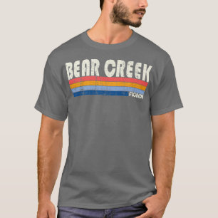 Camiseta Retro Vintage 70s Estilo Creek de oso, FL Premium