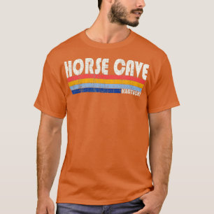 Camiseta Retro Vintage 70s Estilo Cueva de Caballo Kentucky
