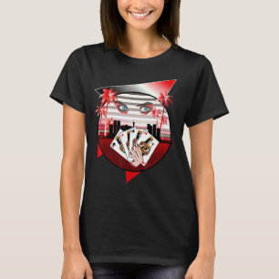 Camiseta Retro Vintage 80's 90's Poker Cards Queens