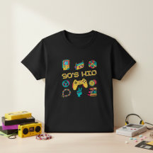 retro Vintage 90 Nostalgia infantil gráfico