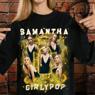 Camiseta Retro Vintage 90s Y2K 2000s Amarilla de R