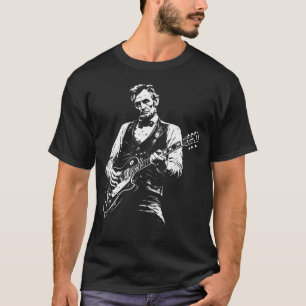 Camiseta Retro Vintage Abraham Lincoln Abe Lincoln Tocando