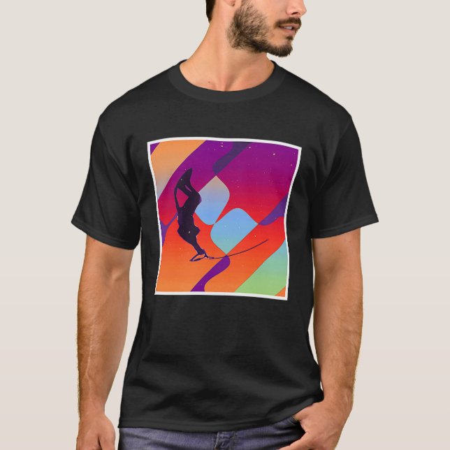 Camiseta Retro Vintage Aesthetic Wakeboard (Anverso)