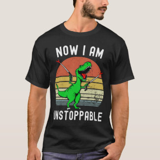 Camiseta Retro Vintage Ahora Soy Imparable Trex Funny