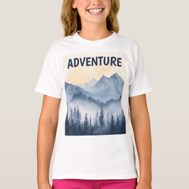 Camiseta Retro Vintage al Aire Libre (Anverso)