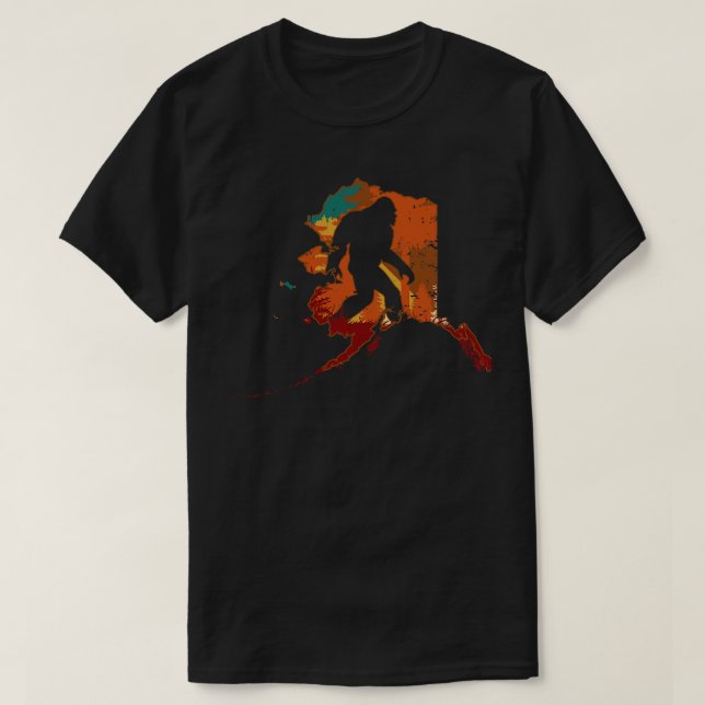 Camiseta Retro Vintage Alaska (Diseño del anverso)