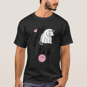 CAMISETA RETRO VINTAGE ALLEY CAT BOWLING EAM HOMOR BOWLER