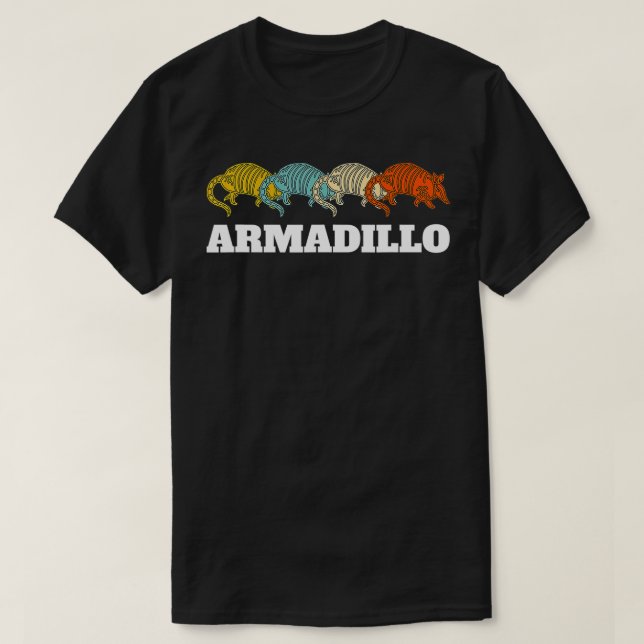 Camiseta Retro Vintage Armadillo  (Diseño del anverso)
