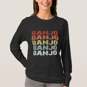 Camiseta Retro Vintage Banjo 70s 80s Eighties Style