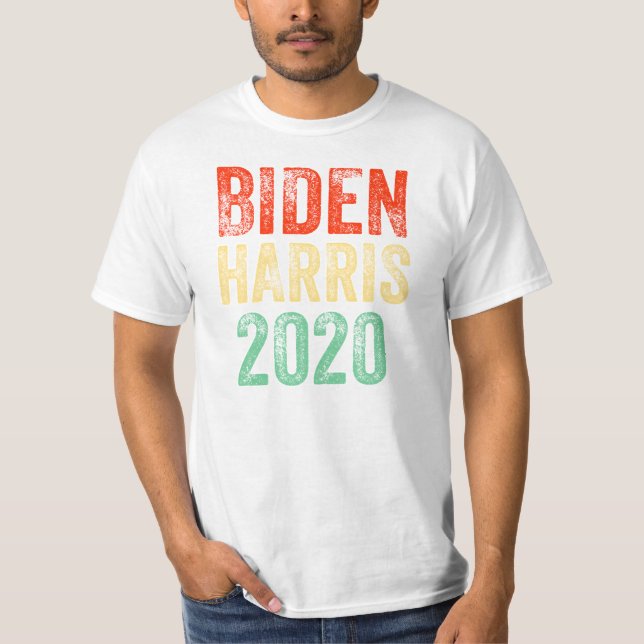 Camiseta retro vintage Biden Harris 2020 (Anverso)