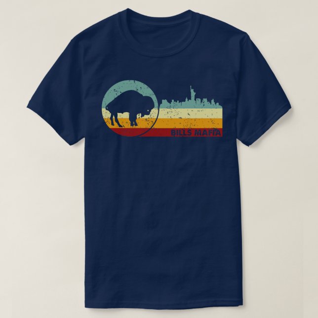 Camiseta Retro Vintage Bills Mafia (Diseño del anverso)