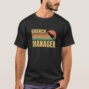 Camiseta Retro Vintage Branch Manager Wood Cutter