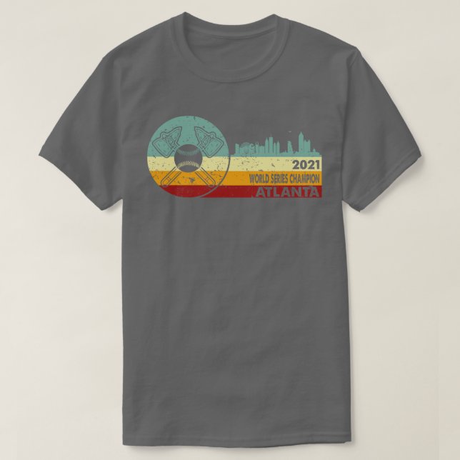 Camiseta Retro Vintage Braves Tomahawk (Diseño del anverso)