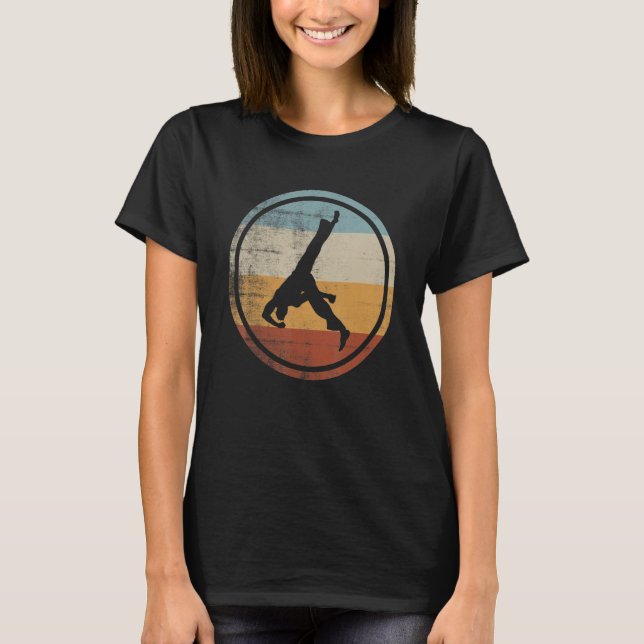 Camiseta Retro Vintage Capoeira Fighter Training Capoeira (Anverso)
