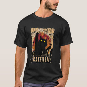 Camiseta Retro Vintage Catzilla