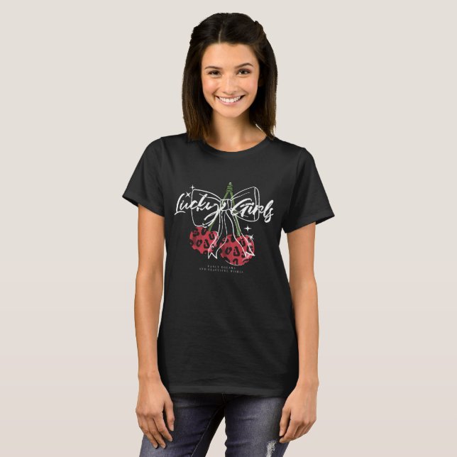 Camiseta Retro Vintage Cherry Quote Typography  (Anverso completo)