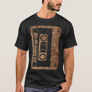 Camiseta Retro Vintage Cinta de Cassette Old School Hip Hop