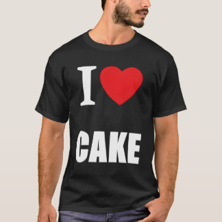 Camiseta Retro Vintage Classic I Love Cake