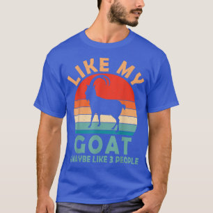 Camiseta Retro Vintage Como Mi Cabra Y Quizás Como 3 Person