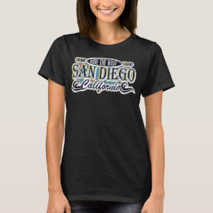 Camiseta Retro Vintage con problemas San Diego Surfing 79