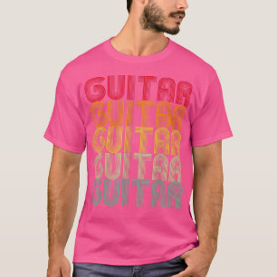 CAMISETA RETRO VINTAGE COOL GUITAR ROCK AND ROLL MUSICIAN 2