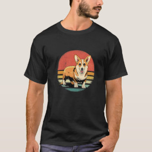 Camiseta Retro Vintage Corgi Puppy Perro Lover Spirit Anima