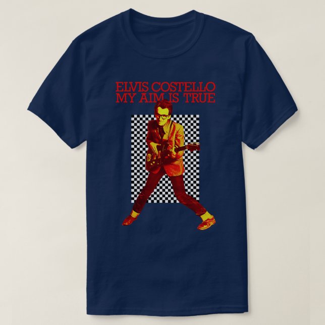 Camiseta Retro Vintage Costello (Diseño del anverso)