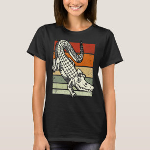 Camiseta Retro Vintage Crocodile Alligator Gator Zoo Animal