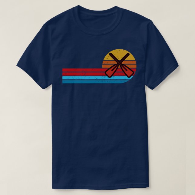Camiseta retro vintage cruzado (Diseño del anverso)