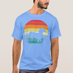Camiseta Retro Vintage Dachshund Perro Lover Regalo Hombres